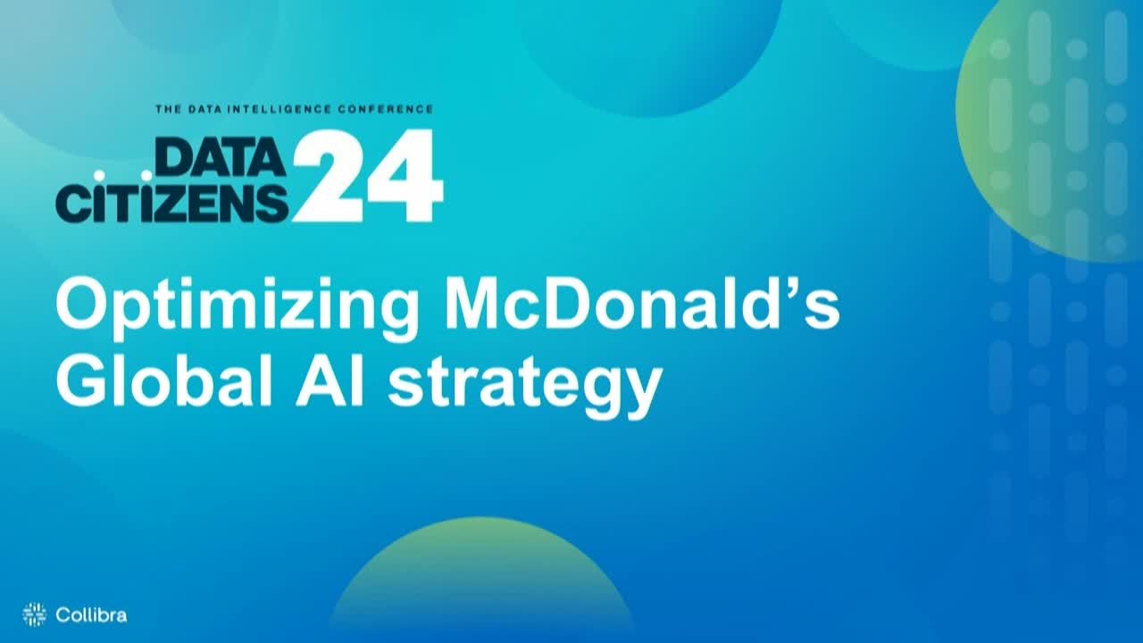 Load video: Expleo: Optimizing McDonald's global AI strategy
