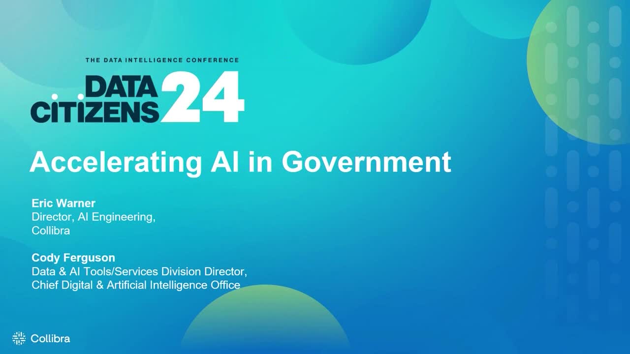 Load video: Accelerating AI in government