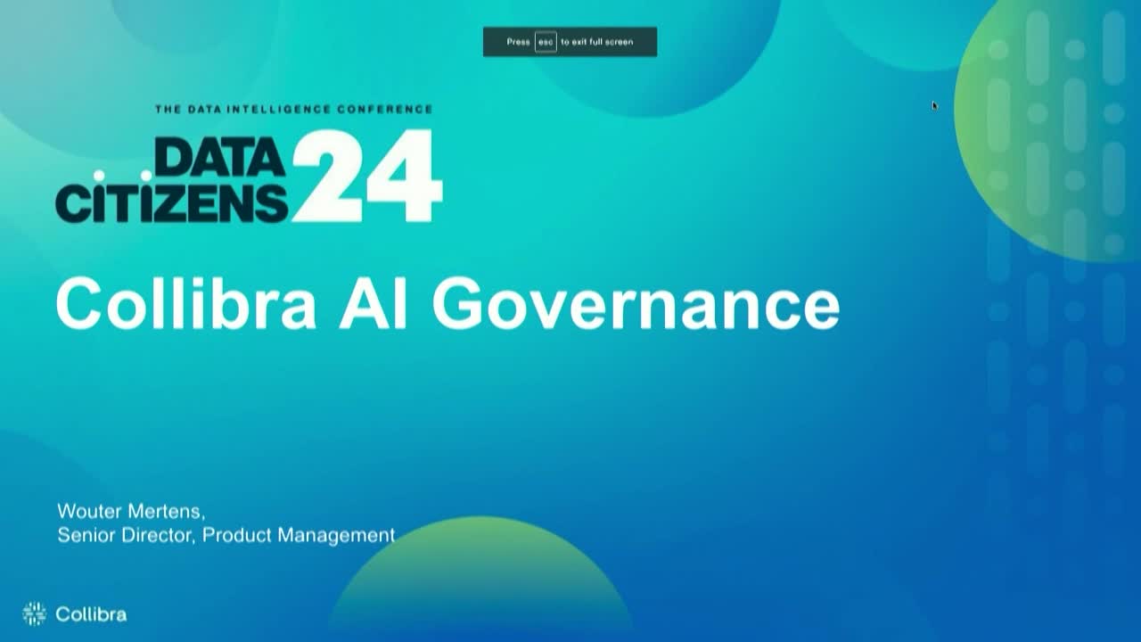 Load video: AI governance: Innovations in de-risking AI initiatives