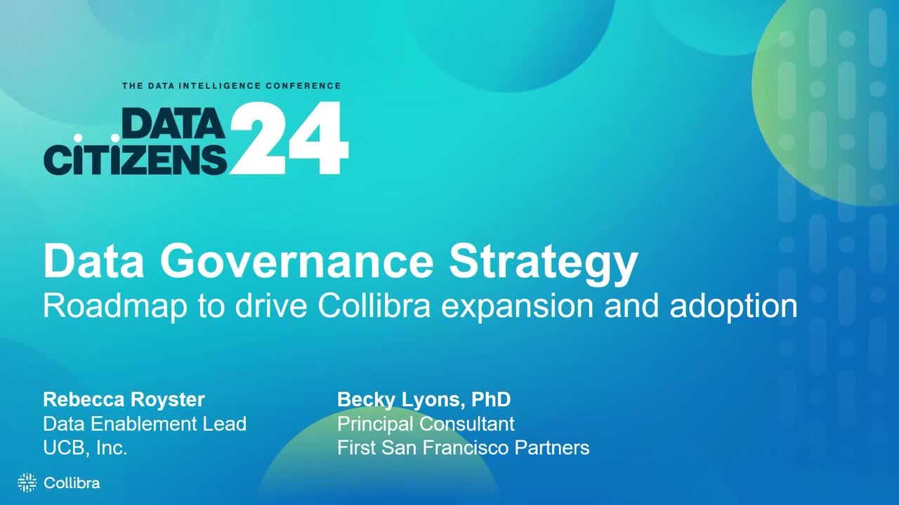 Load video: First San Francisco Partners: Roadmap to drive Collibra expansion and adoption
