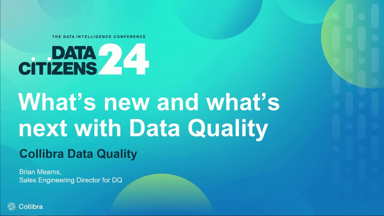 Load video: What’s new and what’s next with Data Quality & Observability