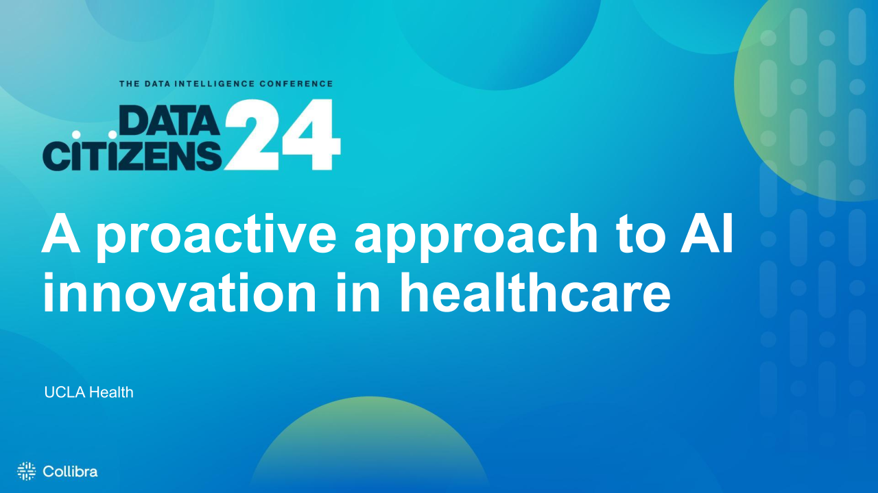 Load video: UCLA Health: A proactive approach to AI innovation in healthcare