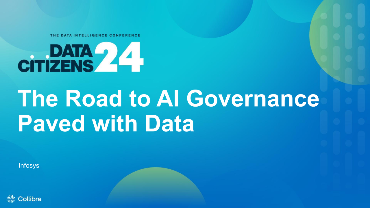 Load video: The road to AI governance paved with data: Unlocking the power of responsible AI with Infosys